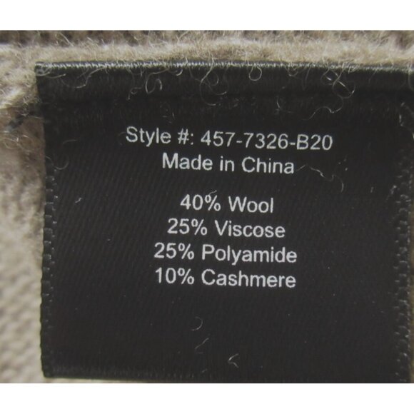 NWT Jenni Kayne Everyday Sweater in Taupe Brown Wool Cashmere Pullover L - Picture 6 of 6